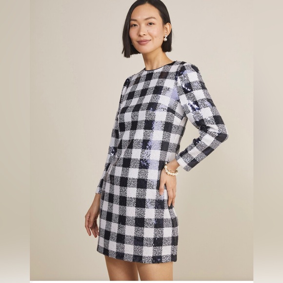 Vineyards Vines xxs NWT sequin checker dress - Picture 6 of 6